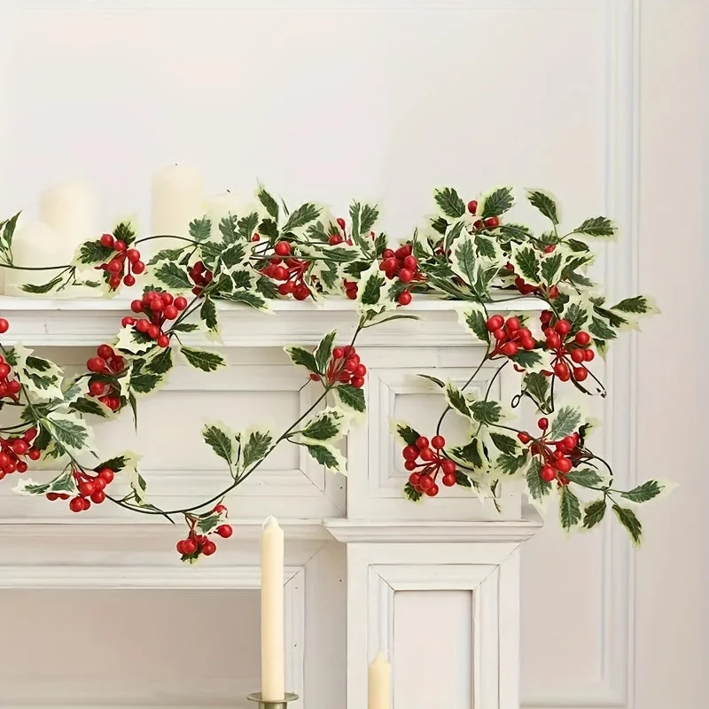 Ambiance festive avec Guirlande Houx