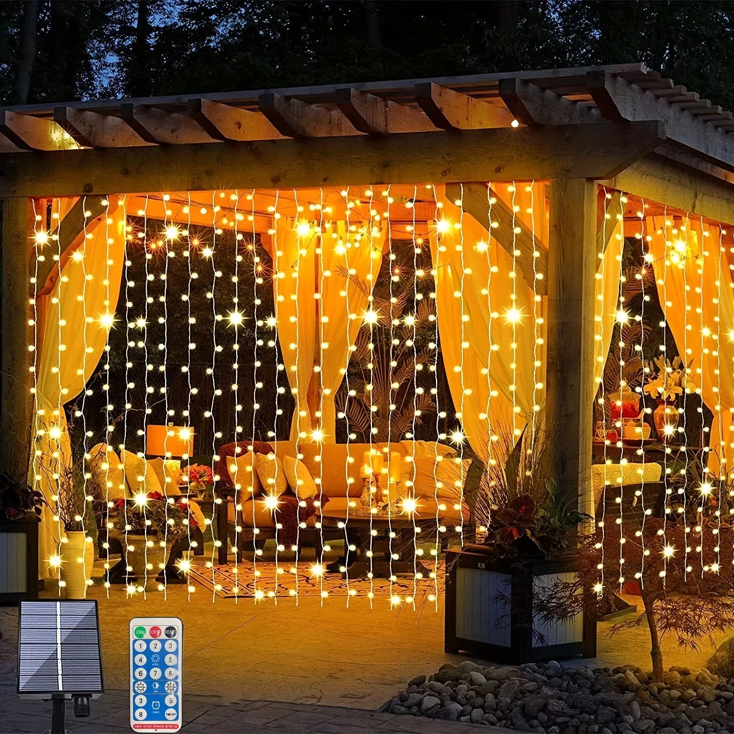 Éclairage extérieur Noël