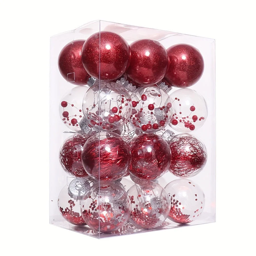 Boule Noël Transparente en Décoration