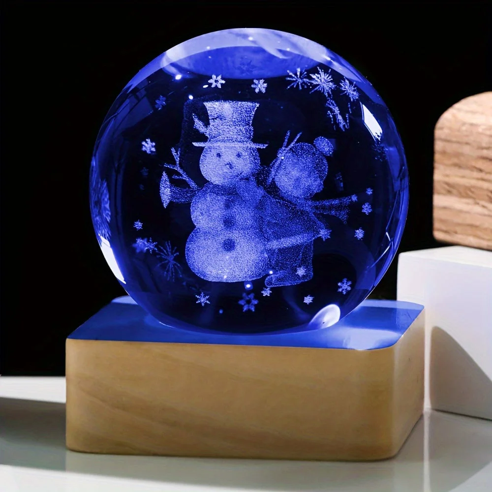 Boule de Noël à Neige en Détail