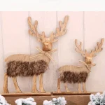 Cerf de Noel En Bois