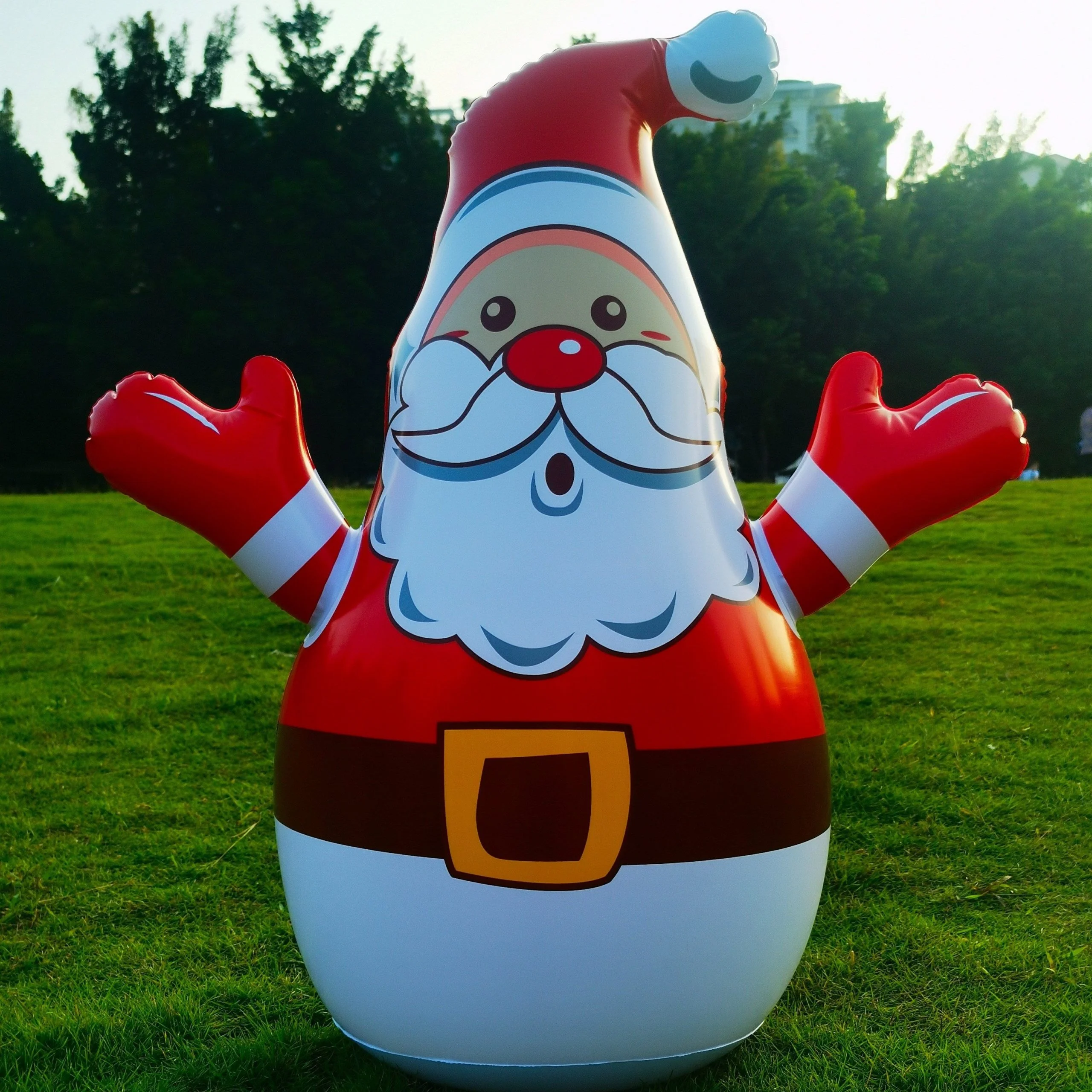 Père Noël Gonflable Extérieur