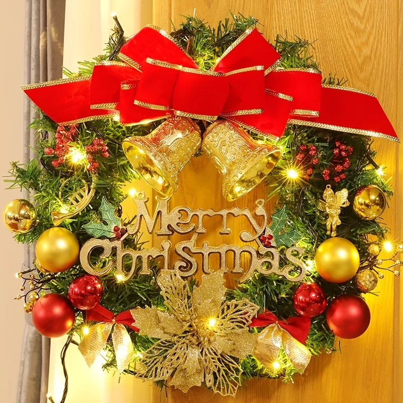 Couronne de Noël Magie des Fêtes en usage