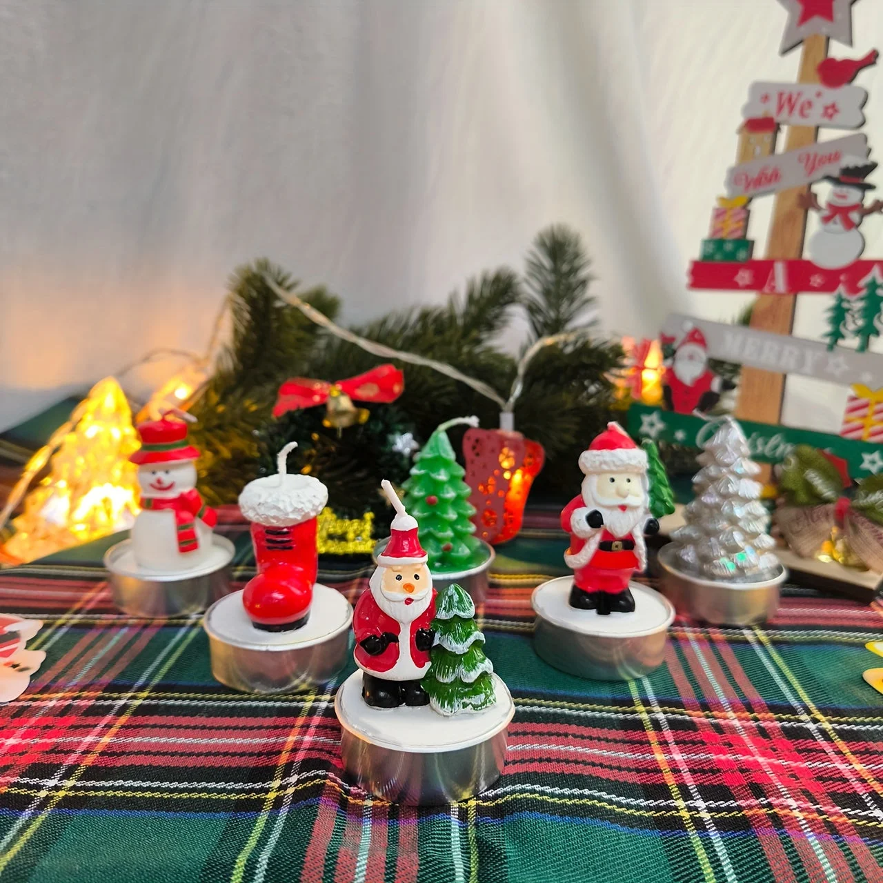 Bougies Chauffe-Plat de Noël