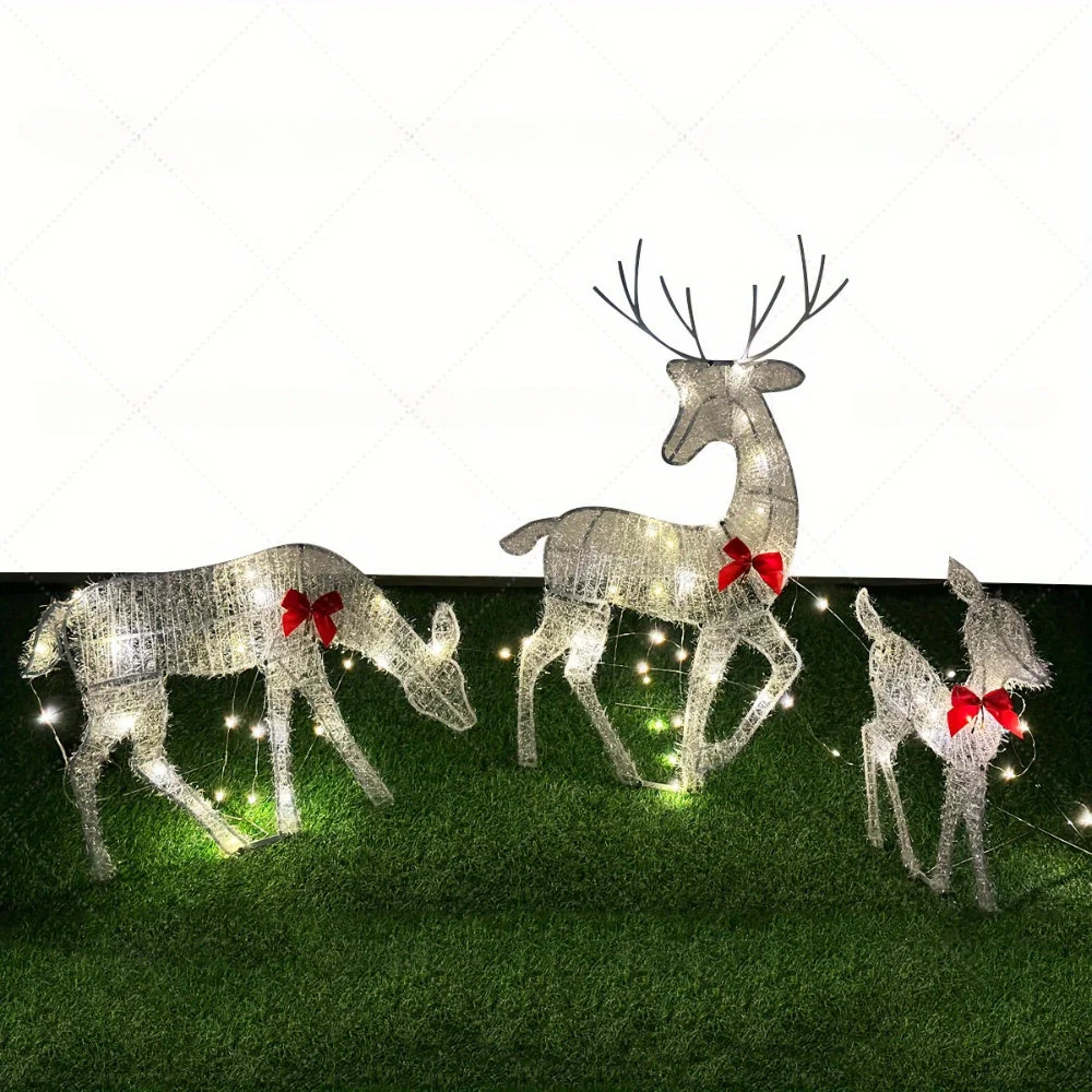 Renne de Noël lumineux