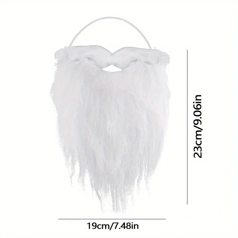 Barbe Père Noël Élastique Ajustable portée