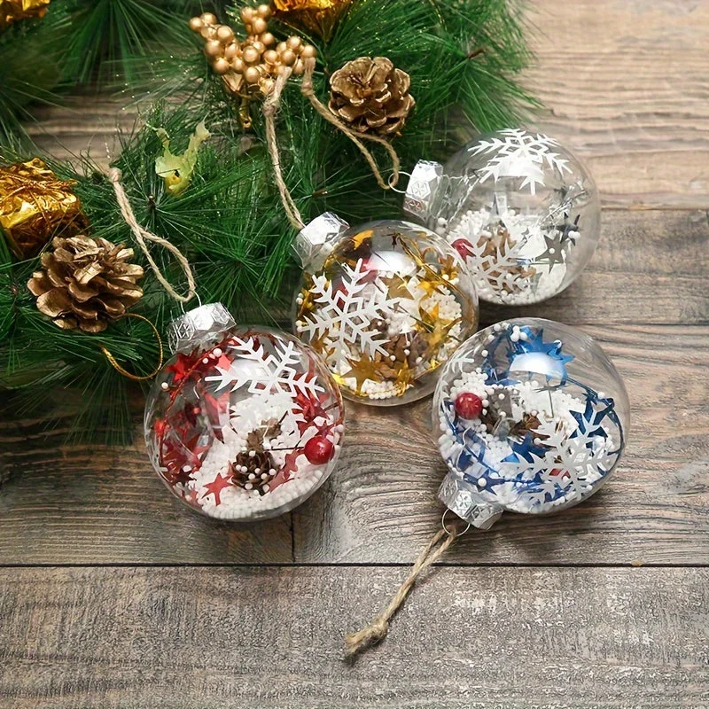 Boules de Noël Transparentes