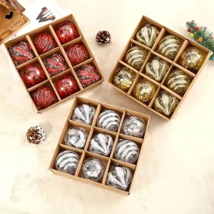 Boule de Noel en Verre (x9)