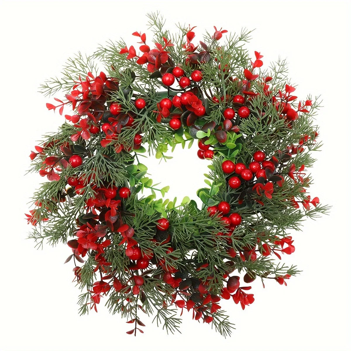 Détails de la Couronne de Noël Rustique