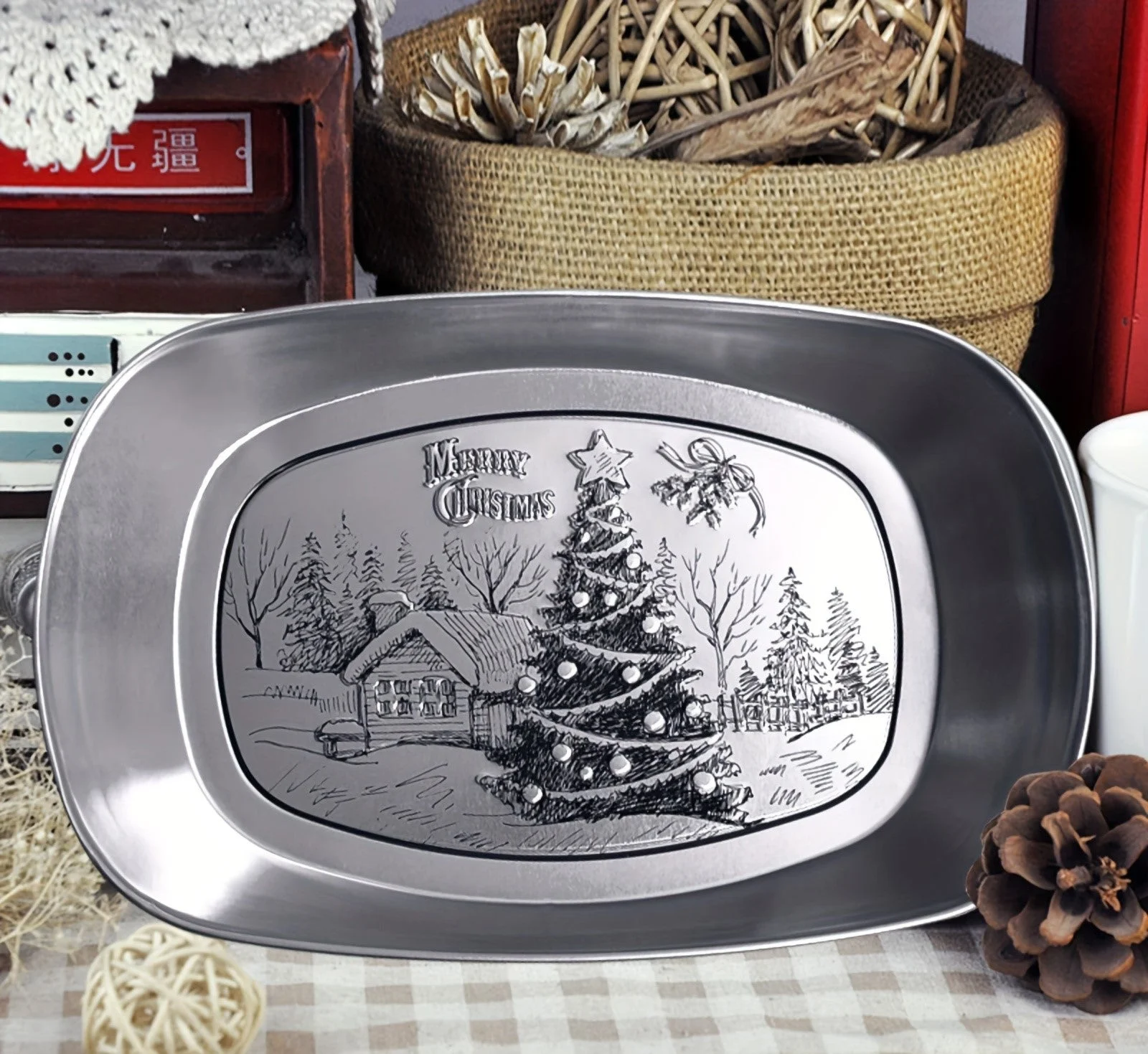 Détails des motifs de Noël