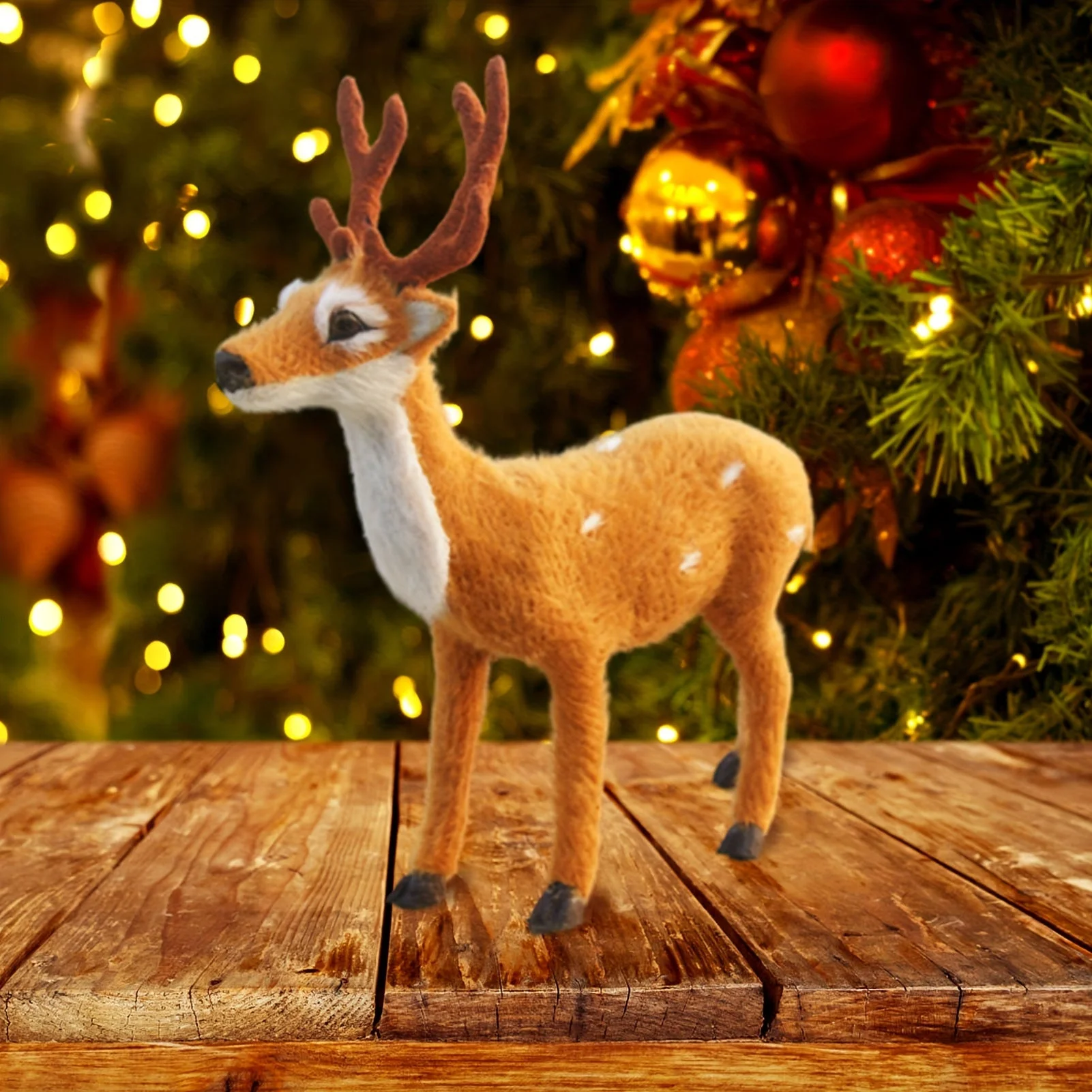 Cerf Miniature pour Décoration de Noël