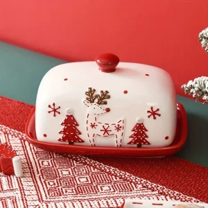 Beurrier de Noël avec Couteaux à Tartiner