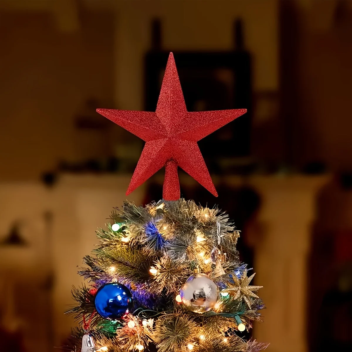 Étoiles scintillantes pour sapin