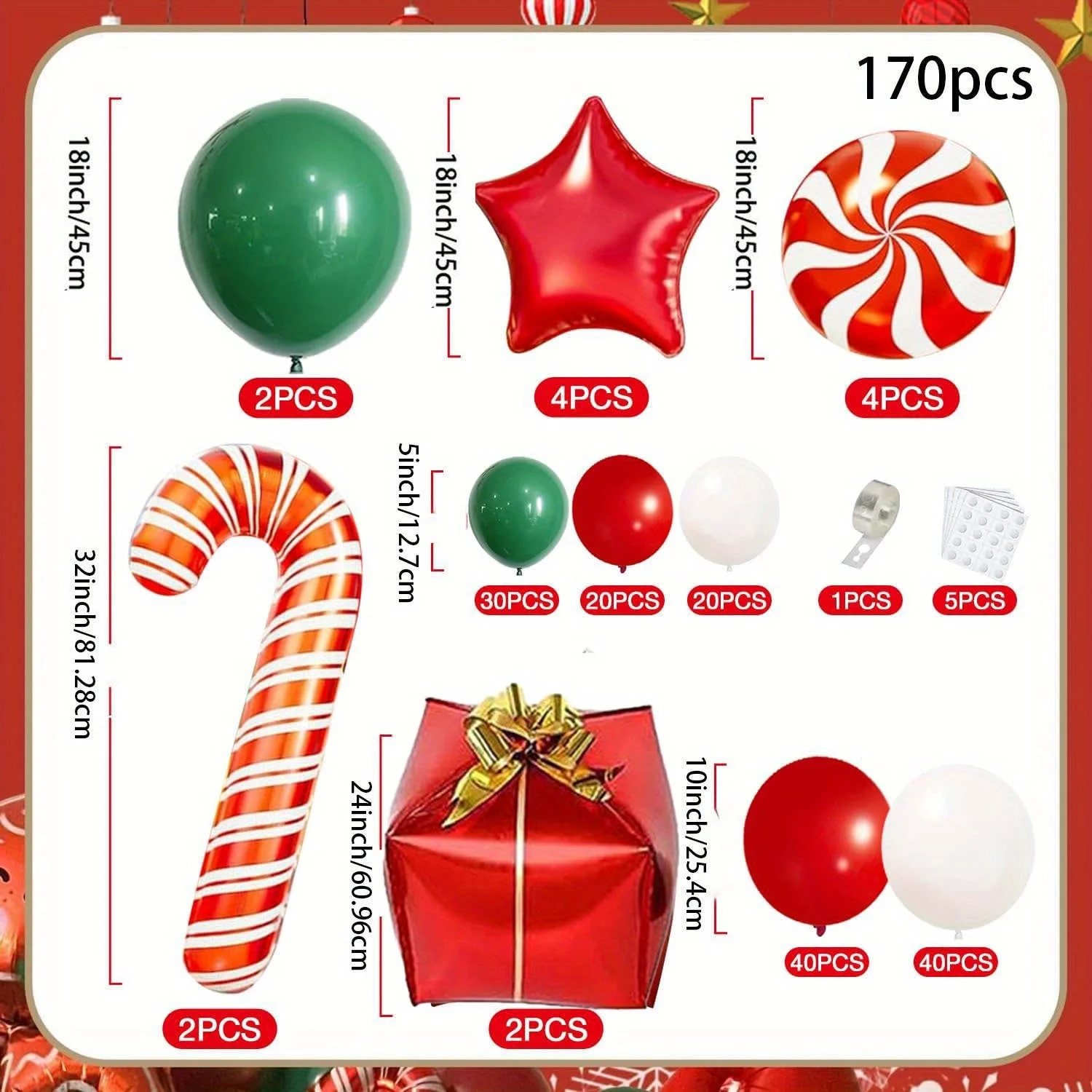 Arche de Ballon de Noël