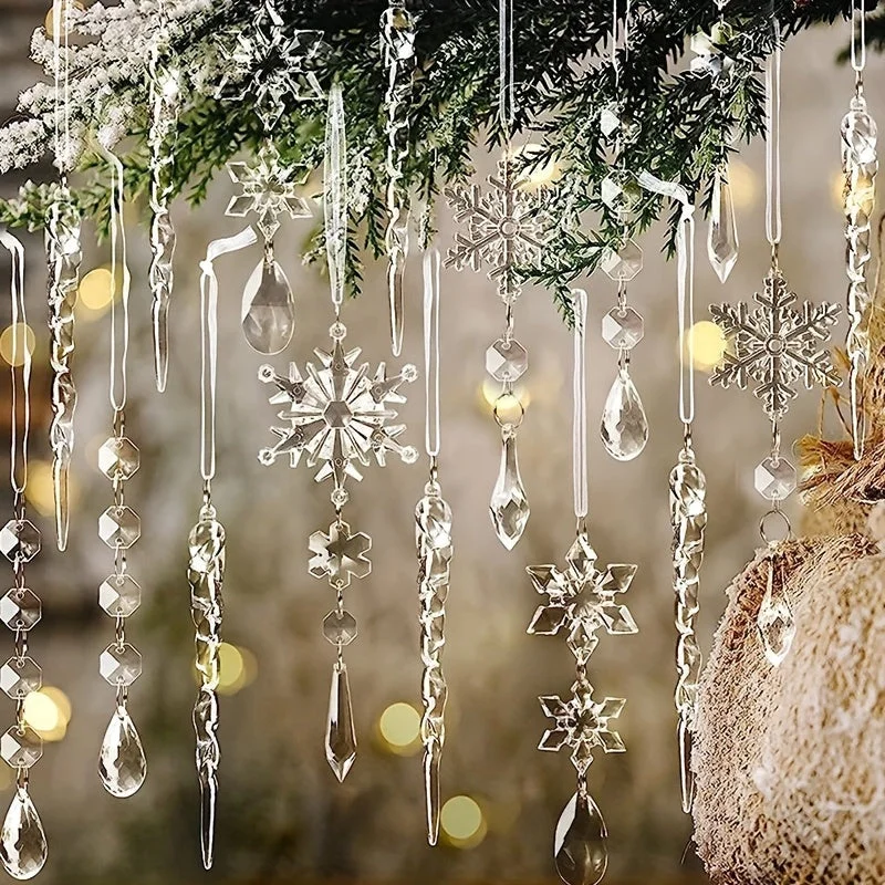 Ornements en verre pour Noël