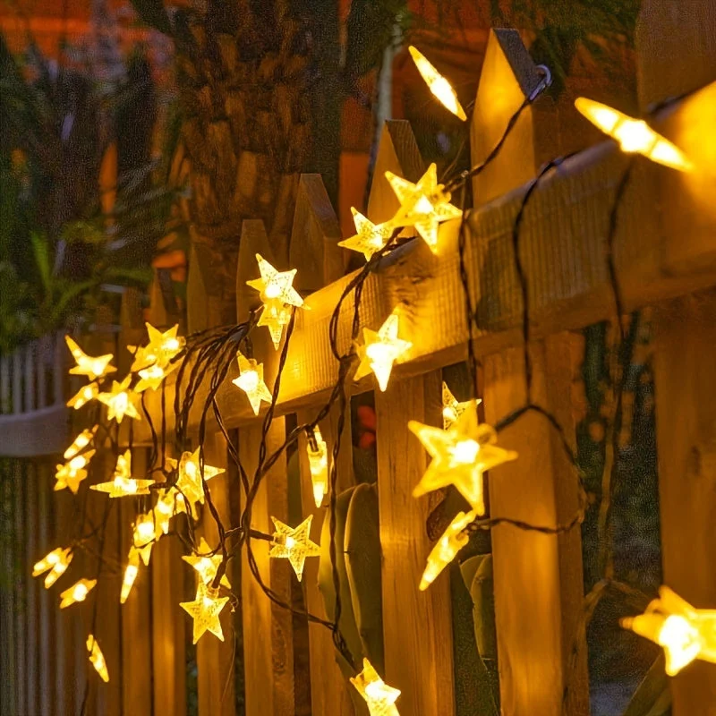 Ambiance festive avec guirlande lumineuse