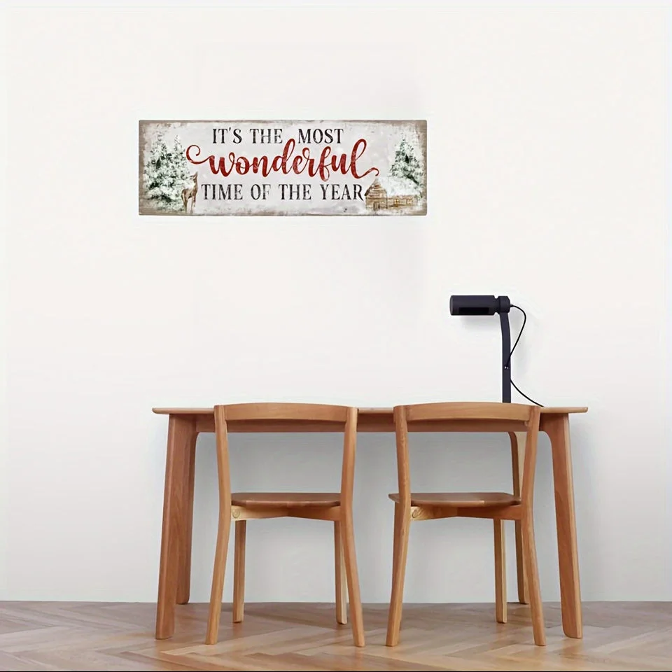 Ambiance de Noël avec le Cadre Temps Merveilleux