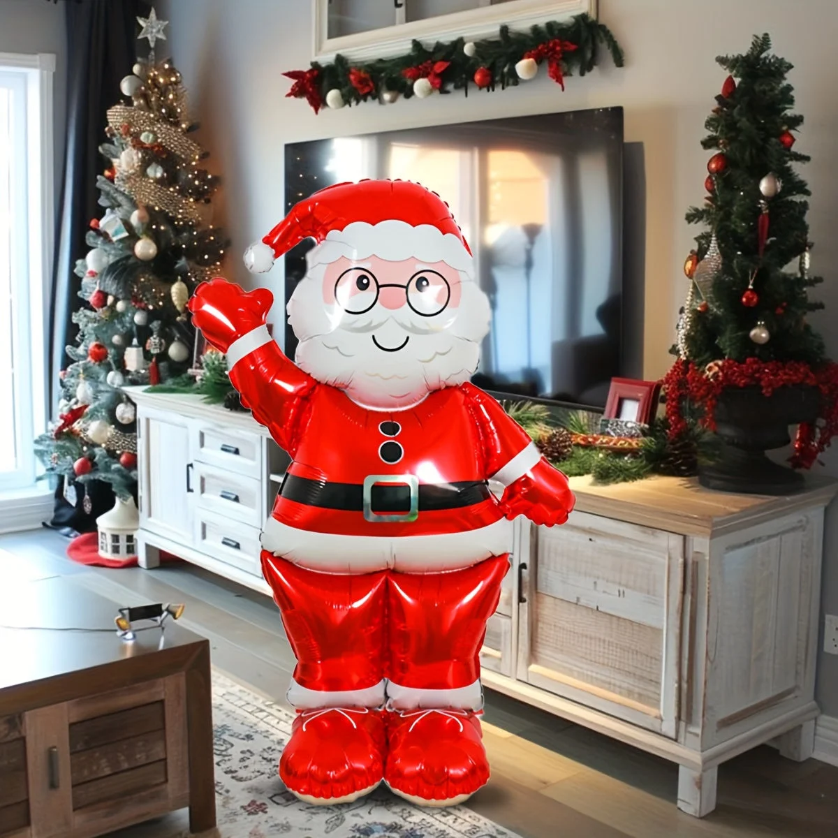 Père Noël Gonflable lumineux