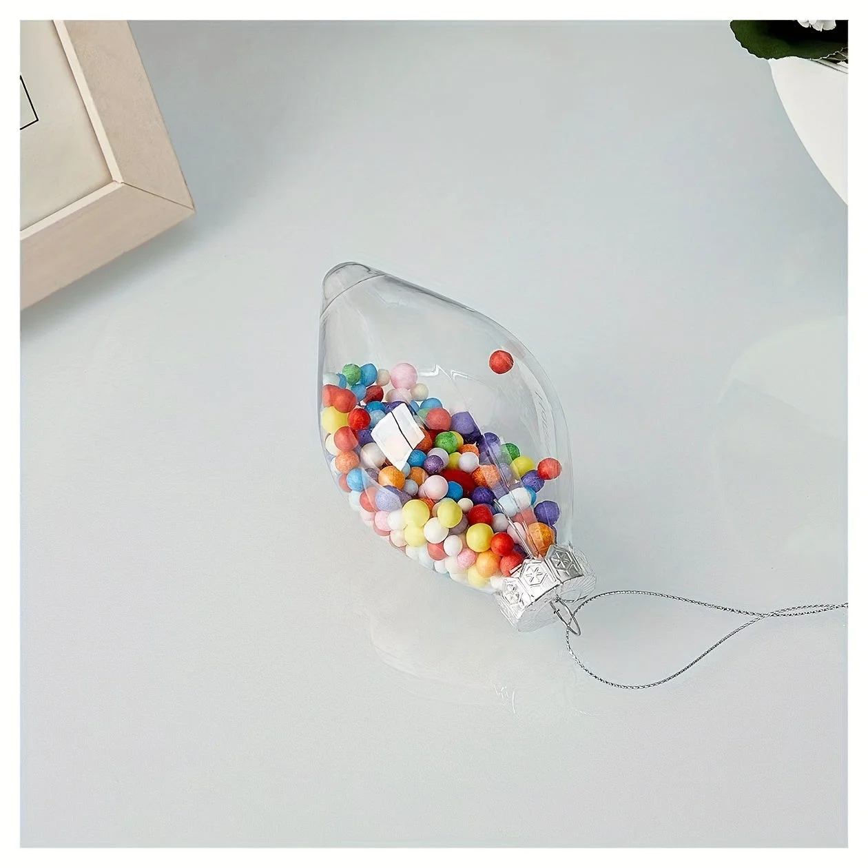 Boule de Noël Transparente Personnalisable
