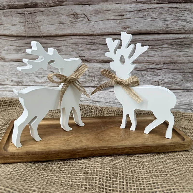 Renne de Noël en Bois
