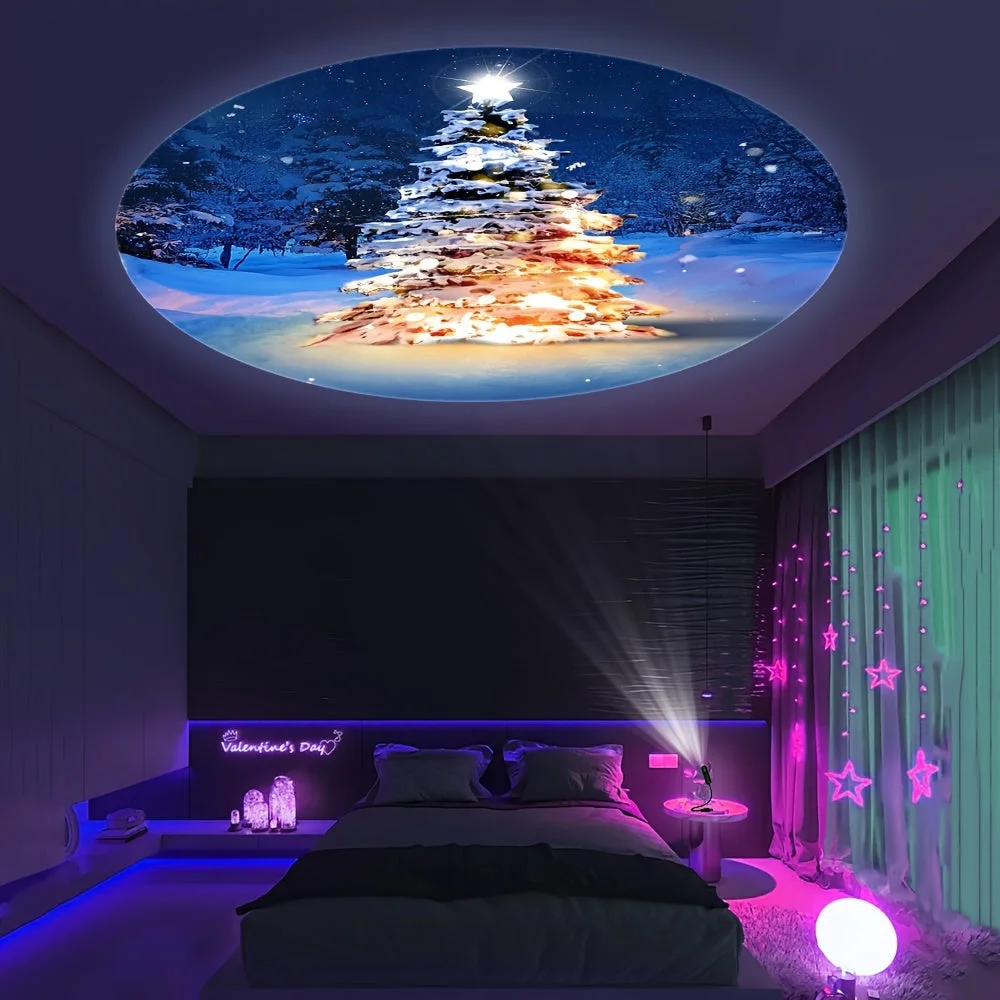 Utilisation du Projecteur Sapin De Noel