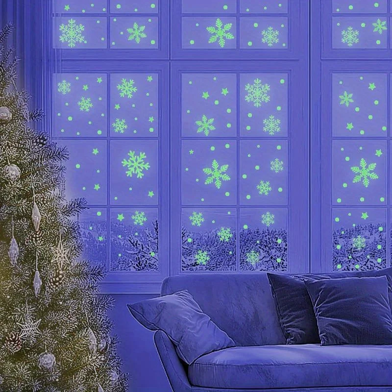 Stickers Noël Fenêtre sur une vitre