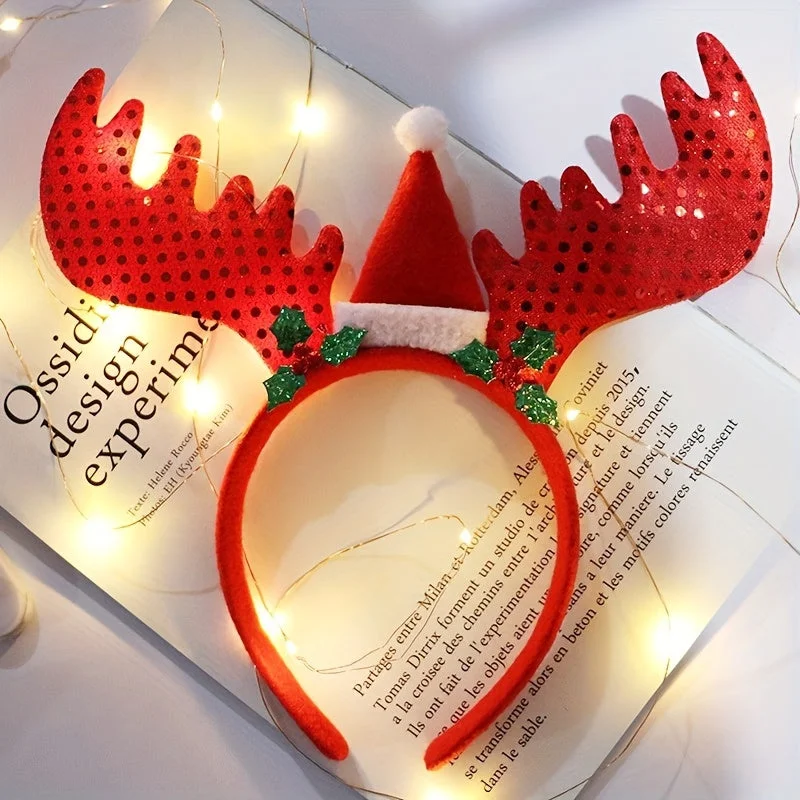 Serre Tête Noël Lumineux Joyeux Design