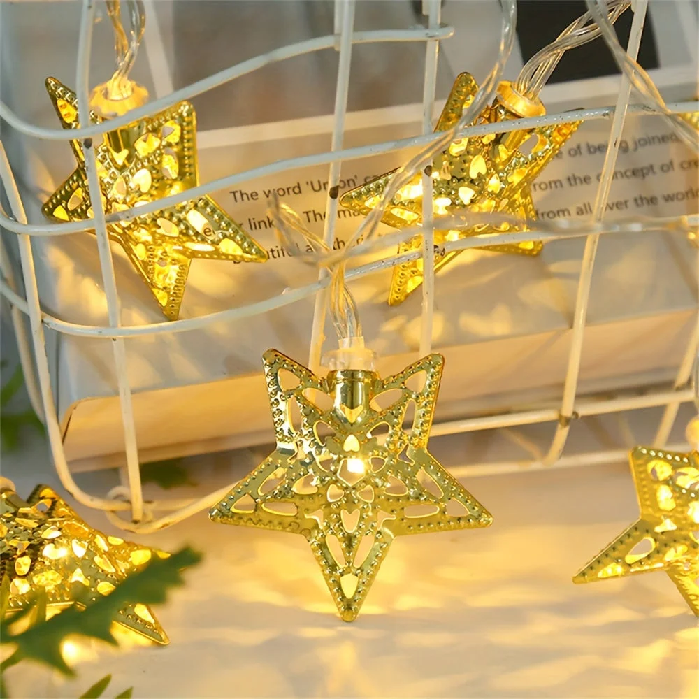 Ambiance féerique avec la guirlande lumineuse