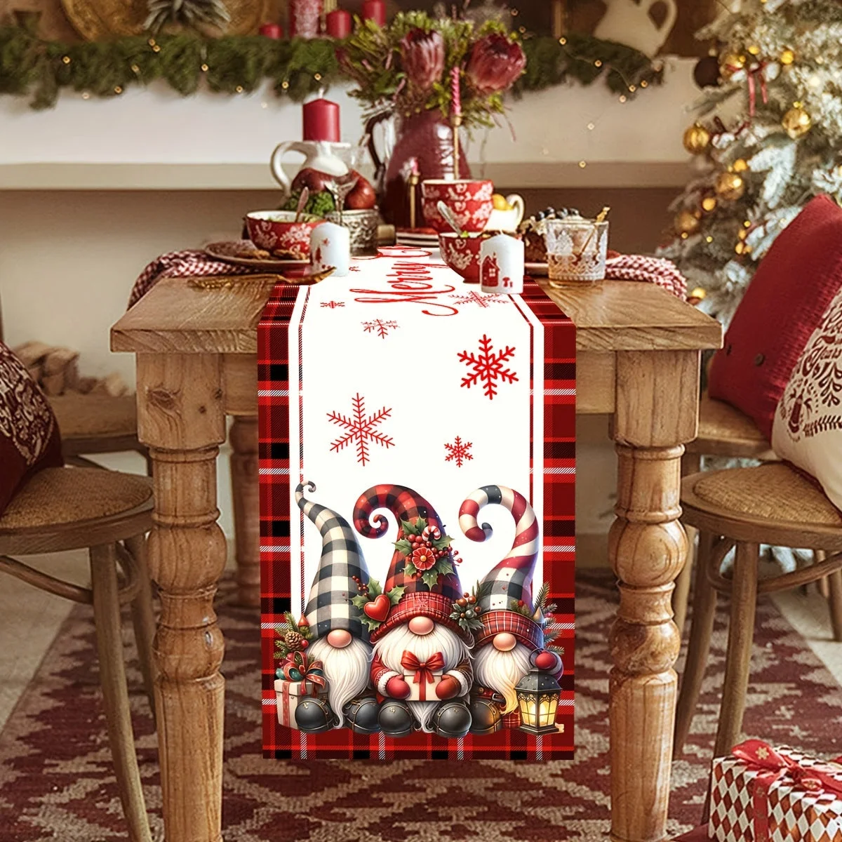 Centre de Table de Noël Festif