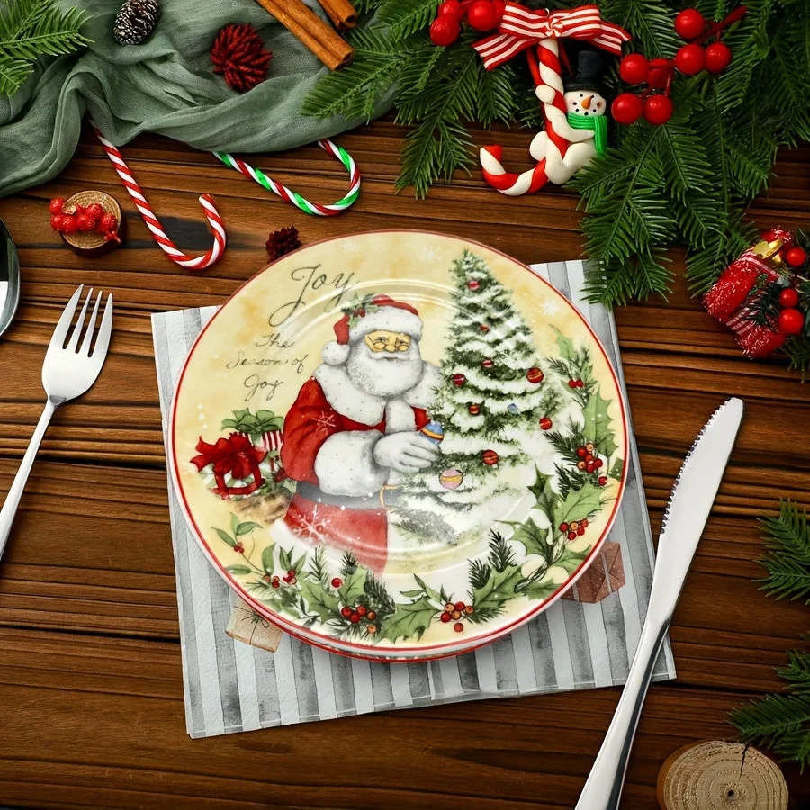 Vaisselle festive pour Noël