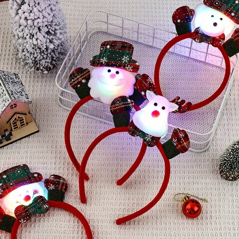 Serre Tête de Noël Bonhommes Festifs