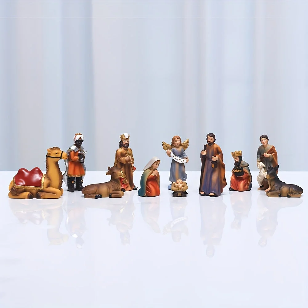 Santons de Noël avec Détail Réaliste