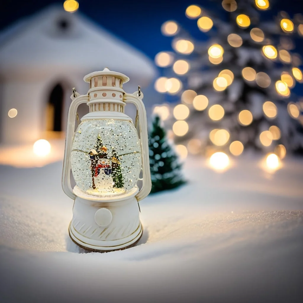 Boule à neige Noël Musical