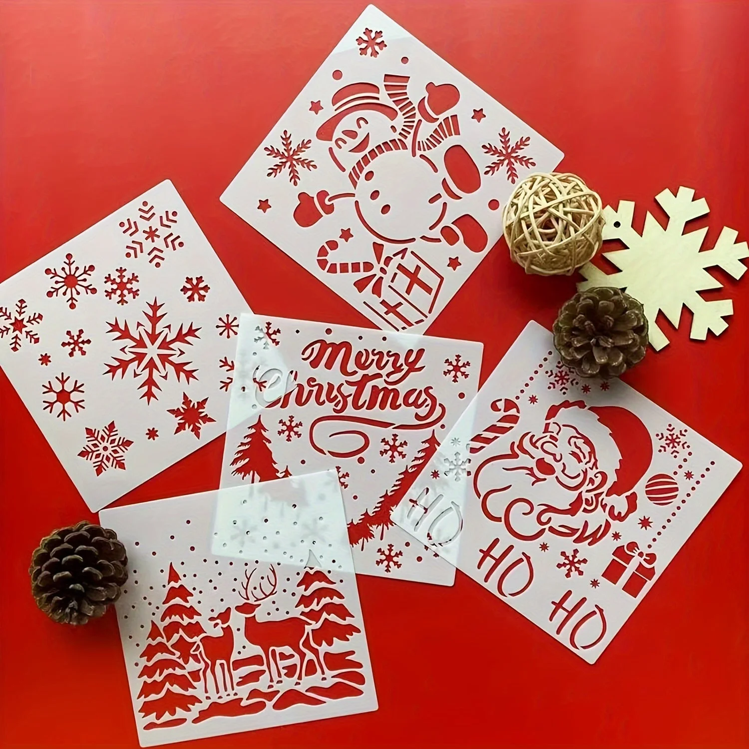Exemples de pochoirs Noël