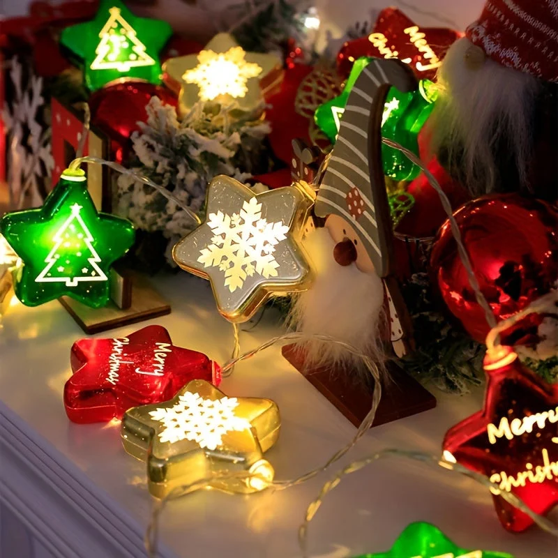 Ambiance festive avec guirlande étoile