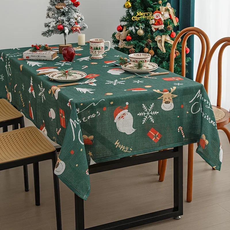Nappe de Noël Verte