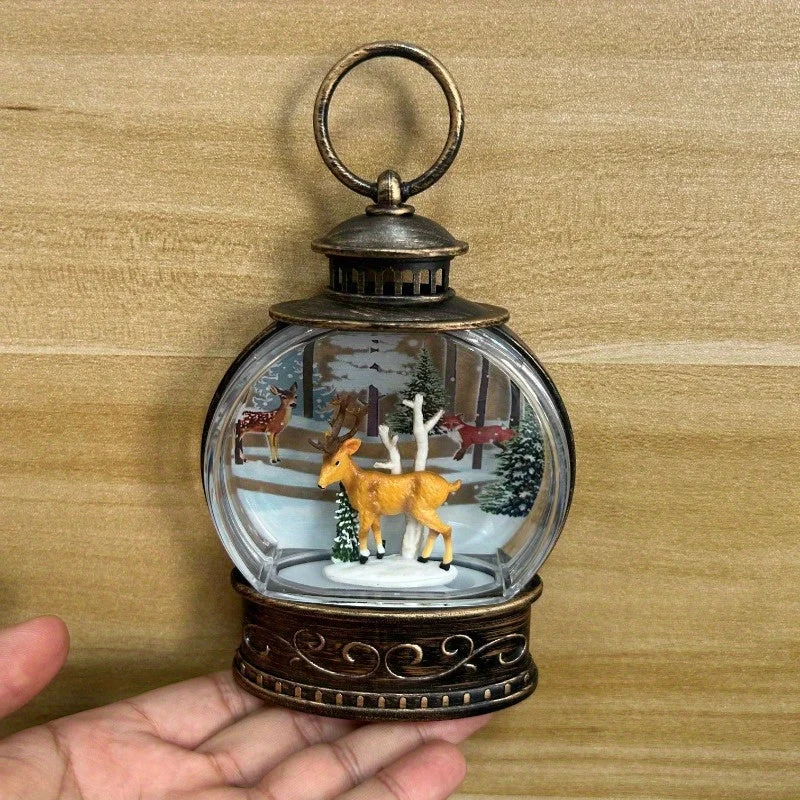 Lanterne Illuminée de Noël