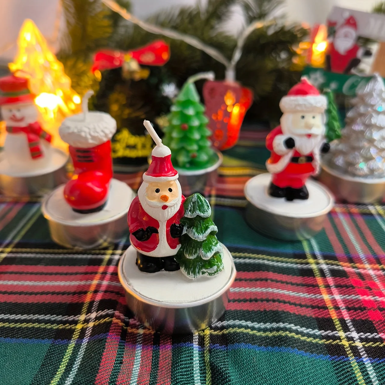 Bougies Chauffe-Plat en Cire d'Abeille