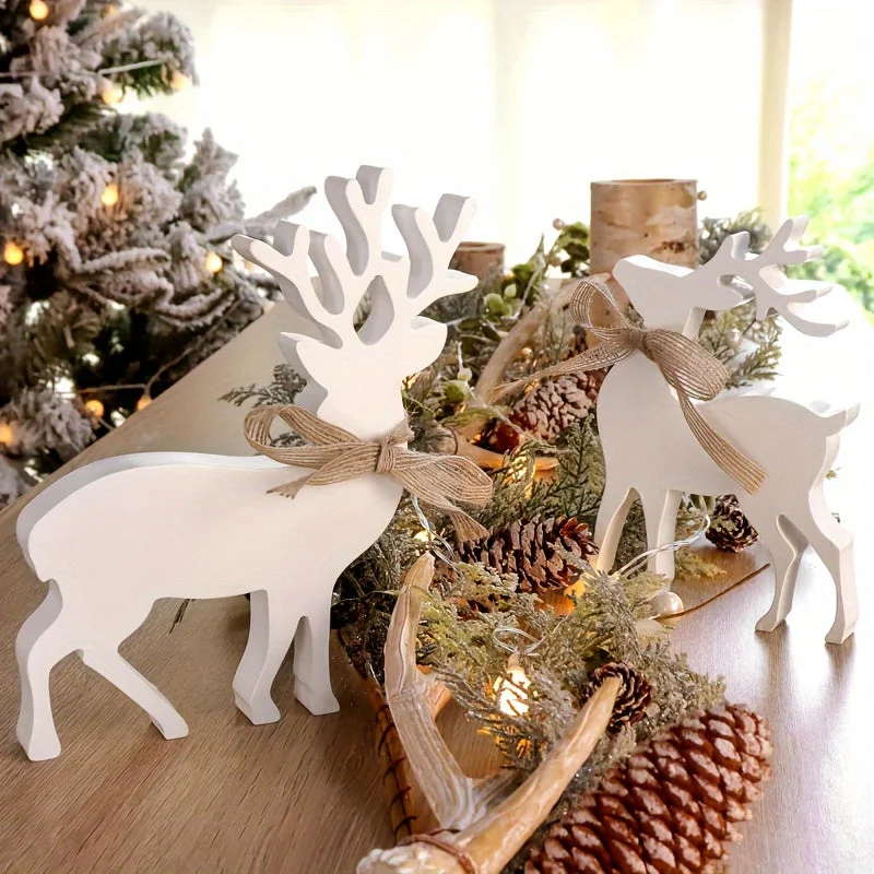 Renne de Noël en Bois