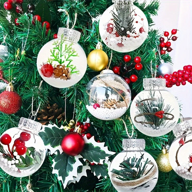 Deco Boule de Noel Transparente