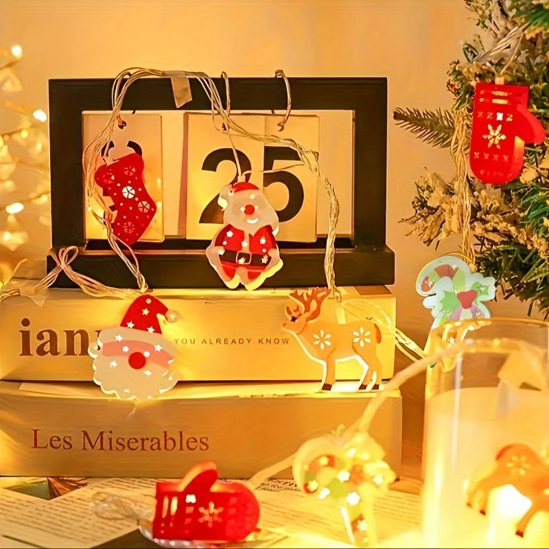 Guirlande Lumineuse LED de Noël dans un Décor Festif