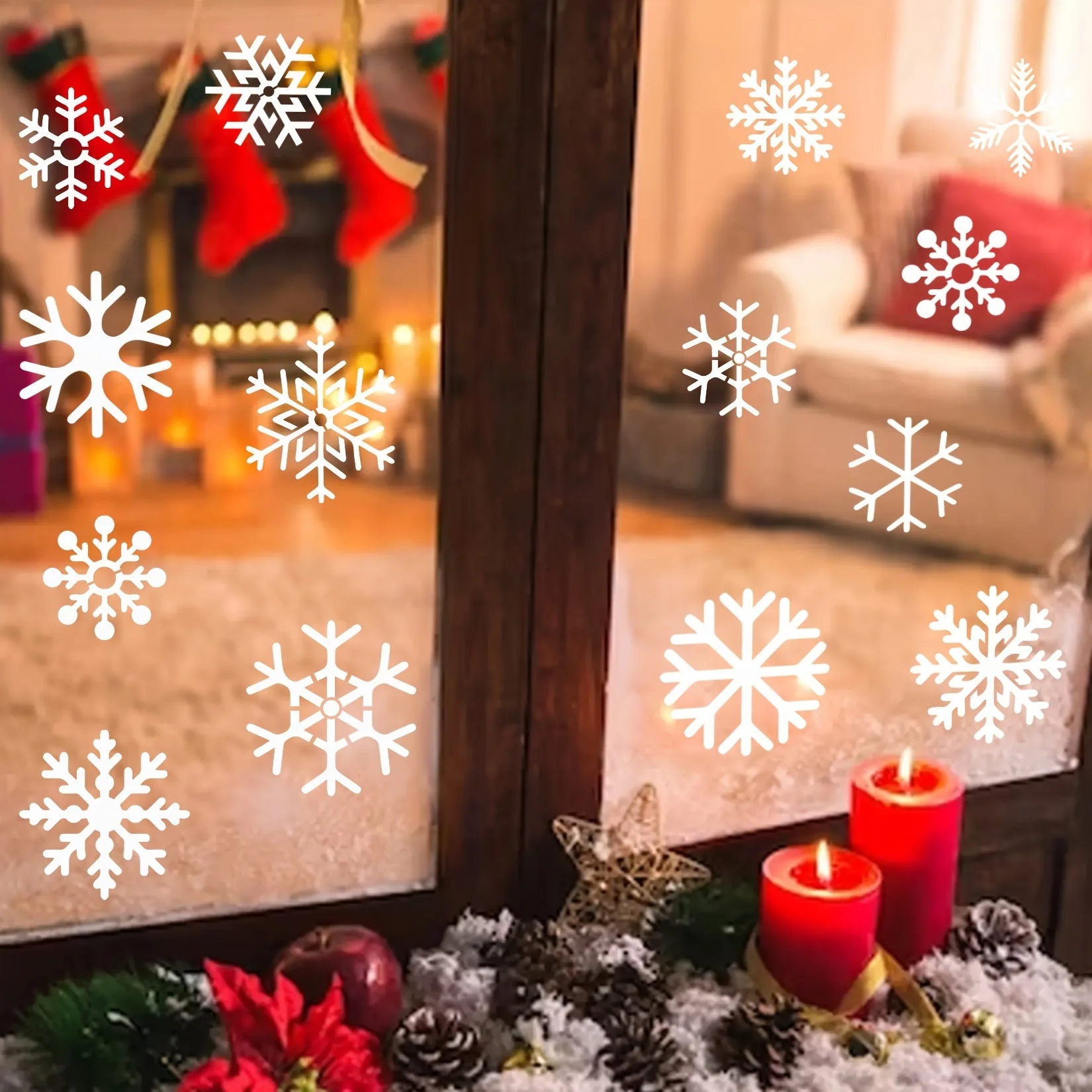 Ambiance de Noël avec les pochoirs