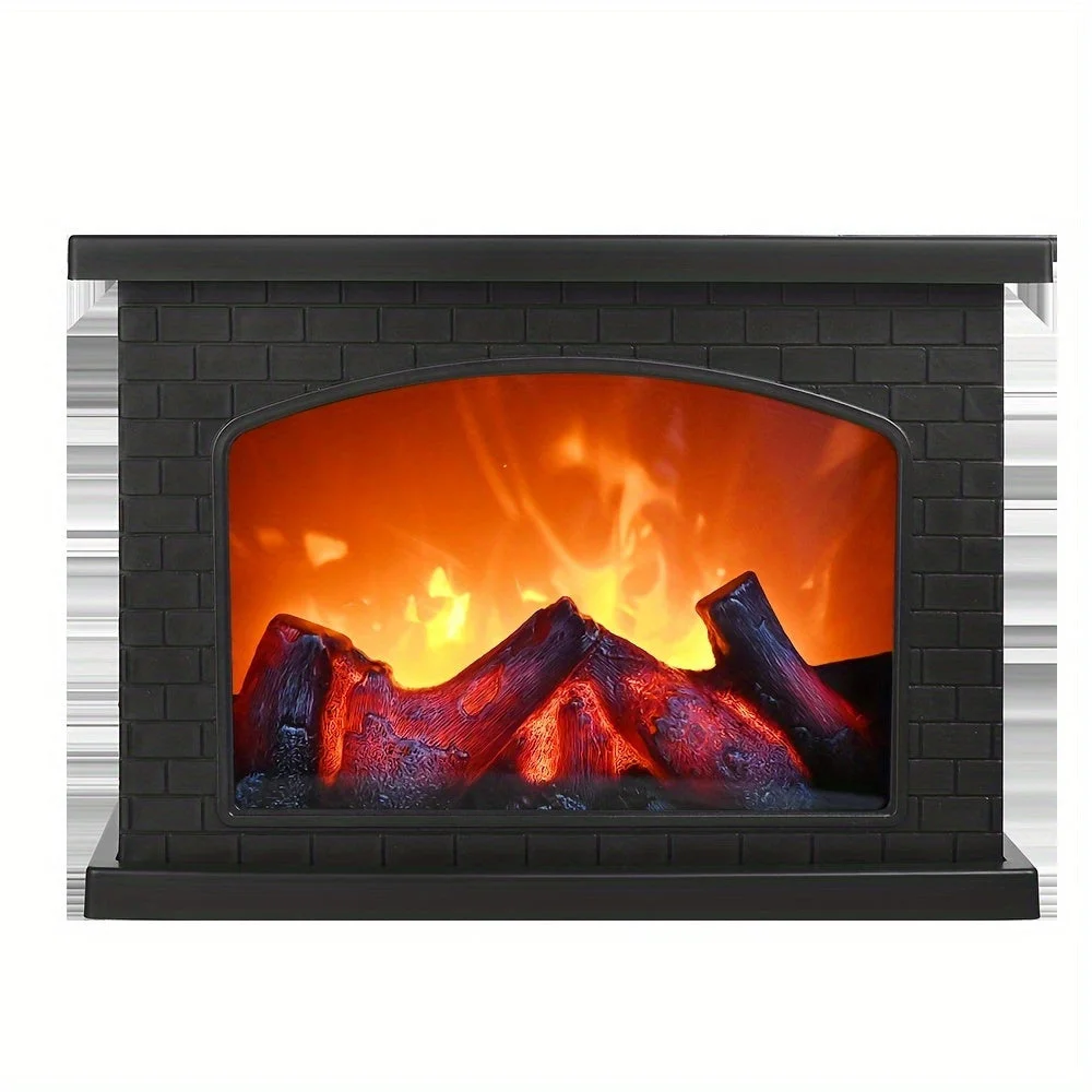 Fausse Cheminée de Noël en ambiance festive