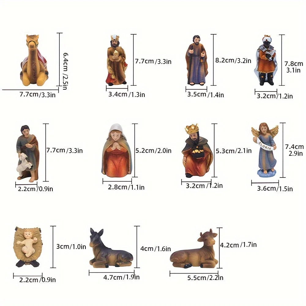 Détails Réalistes des Santons de Noël