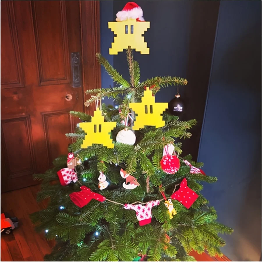 Étoile de Noël Unique vue 2