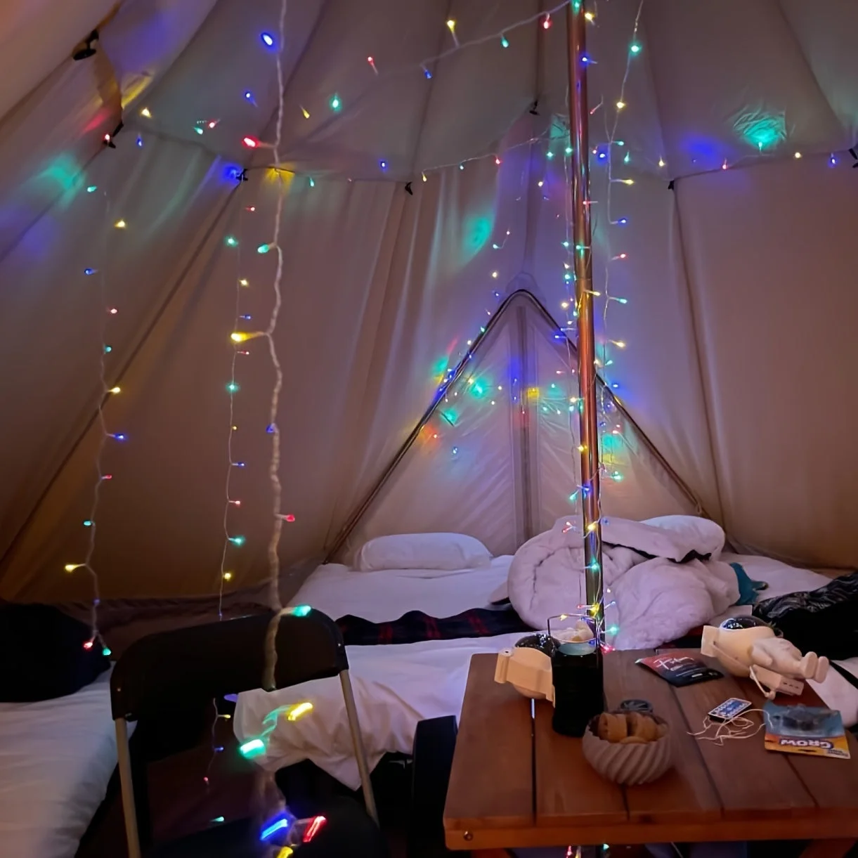 Rideau lumineux pour Noël