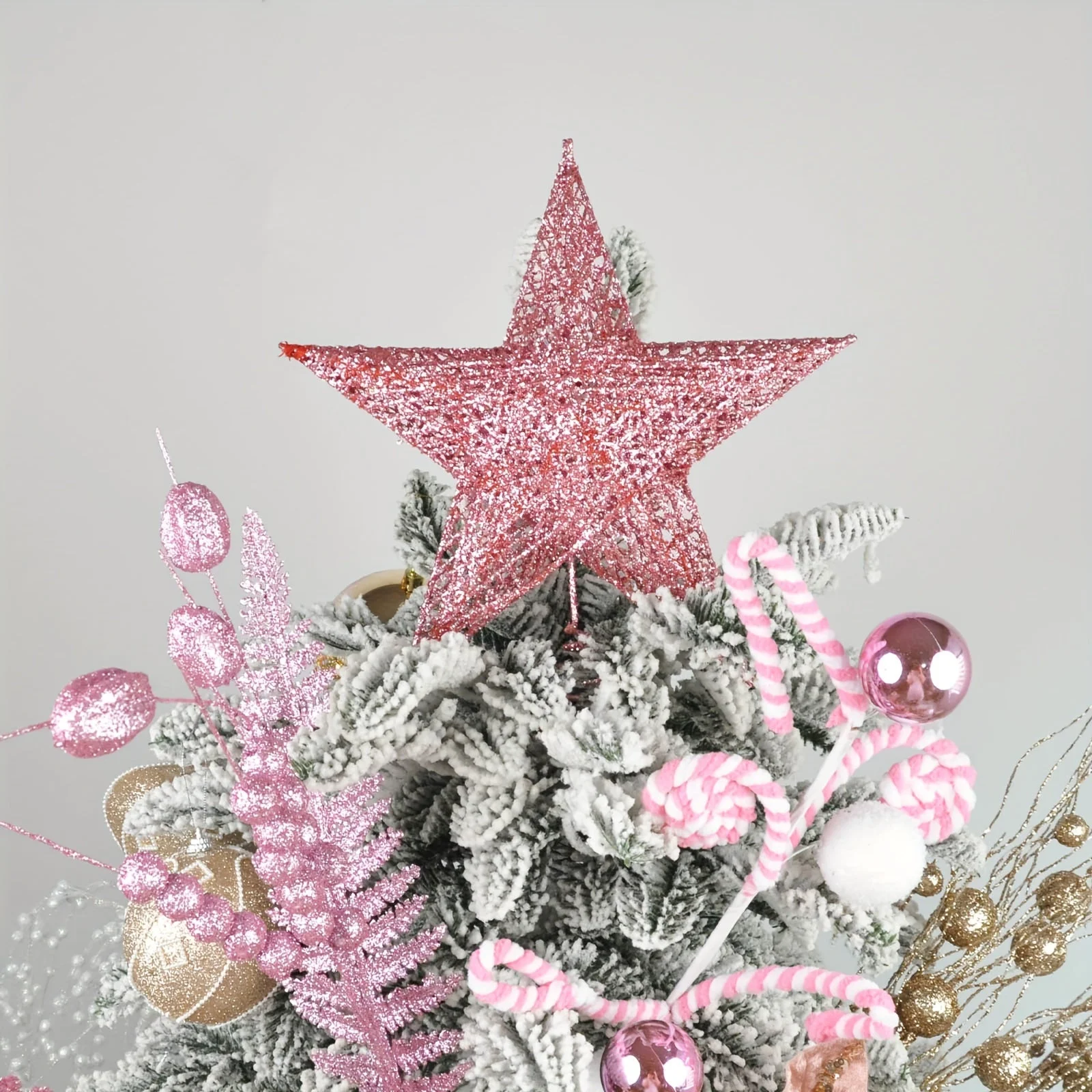Étoile de Noël scintillante