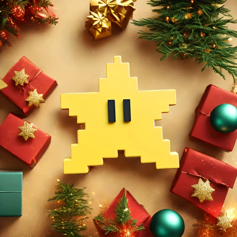 Étoile de Noël Unique en détail