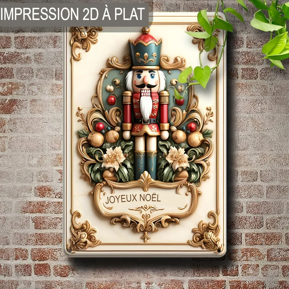 Cadre de Noël Casse-Noisette Classique en décoration