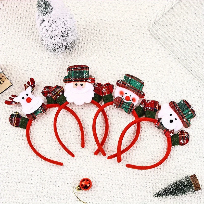 Serre Tête de Noël Bonhommes Festifs